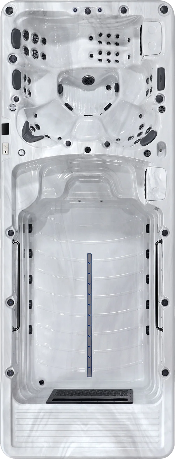 Spa de nage helios pro — vue technique officielle